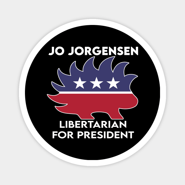 Jo Jorgensen Libertarian For President Magnet by The Libertarian Frontier 